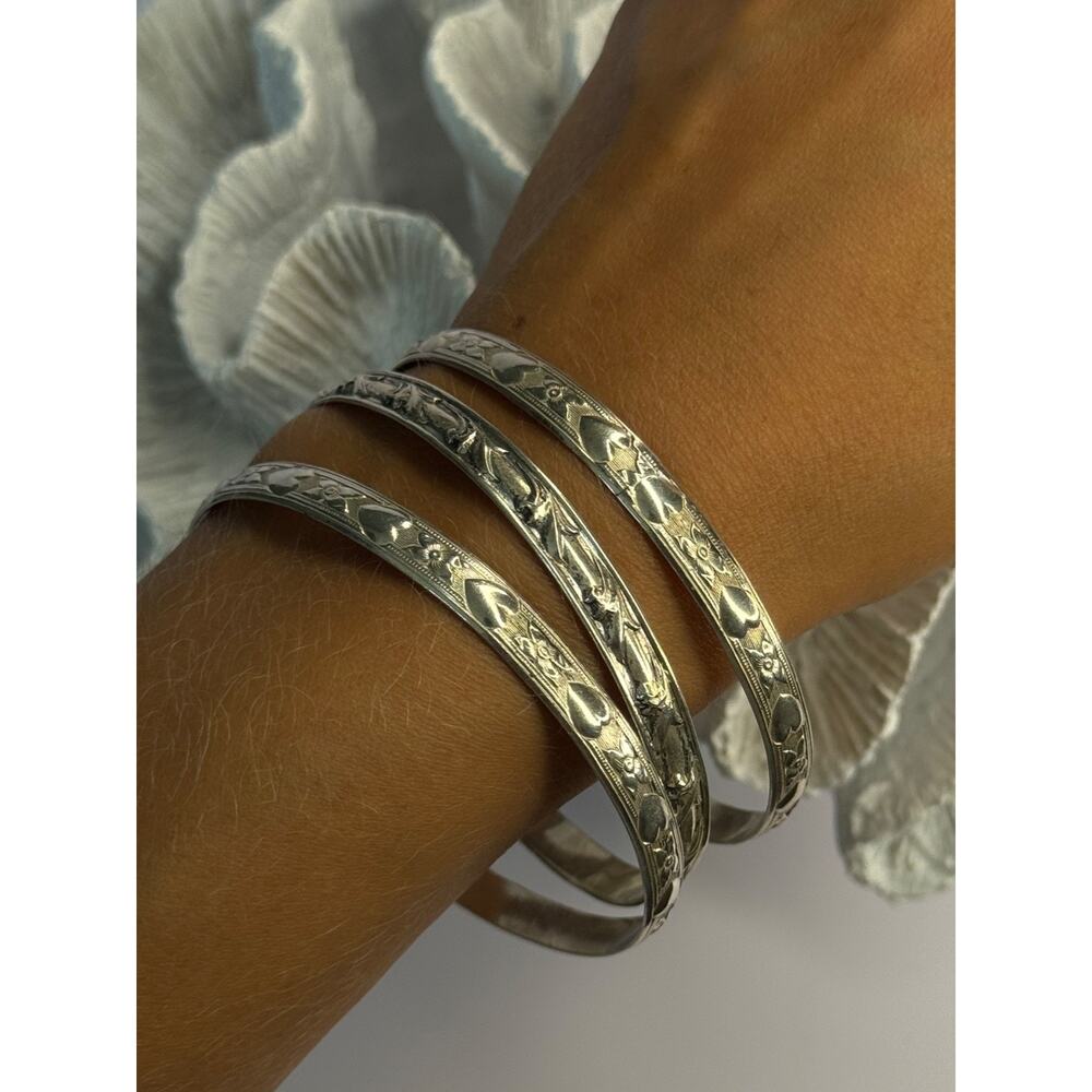 925 Sterling Silver Danecraft Tree Bracelets - Picture 2 of 10